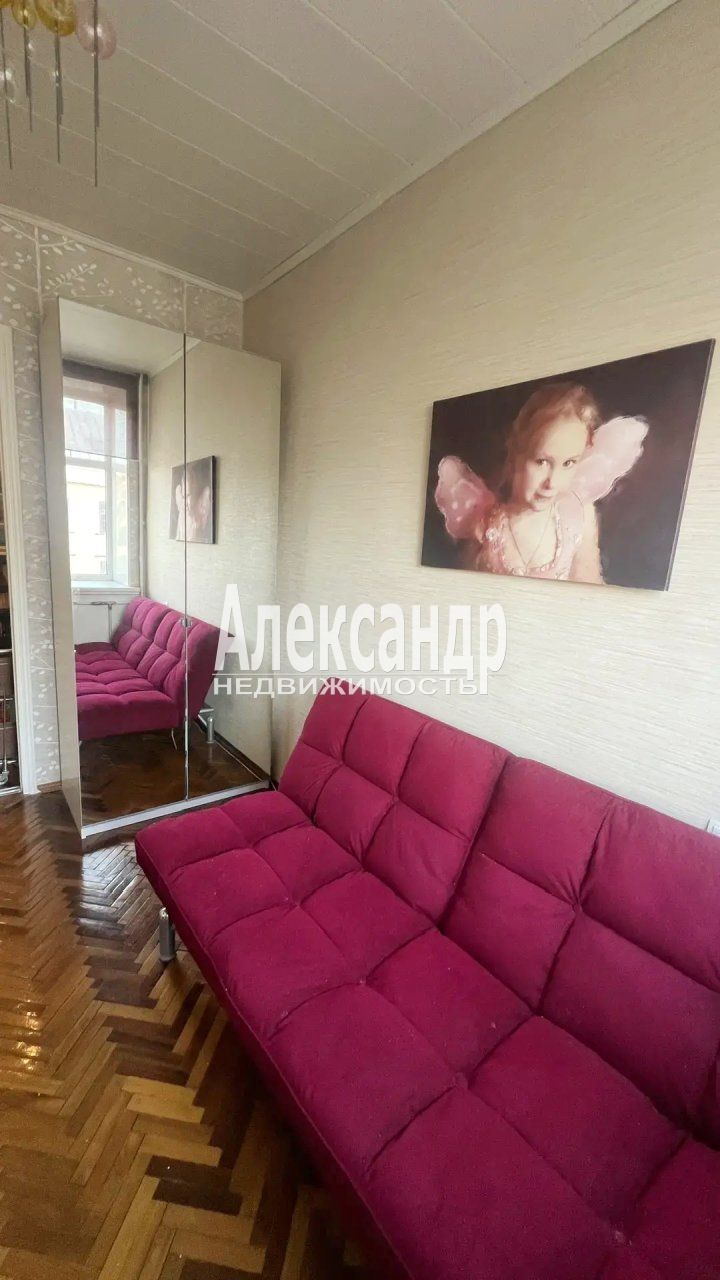 3-комнатная квартира (83м2) на продажу по адресу Санкт-Петербург, проспект Чернышевского, 17— фото 12 из 19