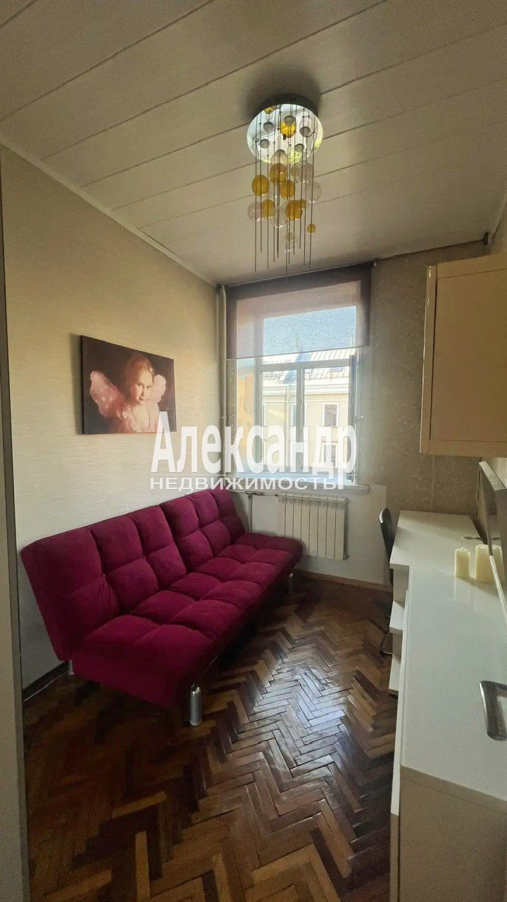 3-комнатная квартира (83м2) на продажу по адресу Санкт-Петербург, проспект Чернышевского, 17— фото 13 из 19