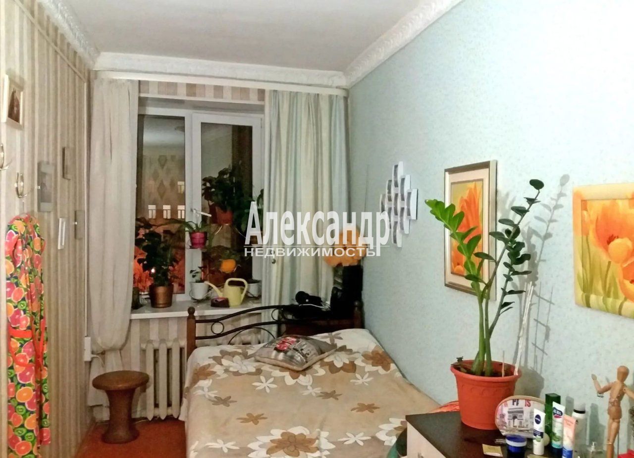 4-комнатная квартира (62м2) на продажу по адресу Санкт-Петербург, Щербаков переулок, 7— фото 6 из 21