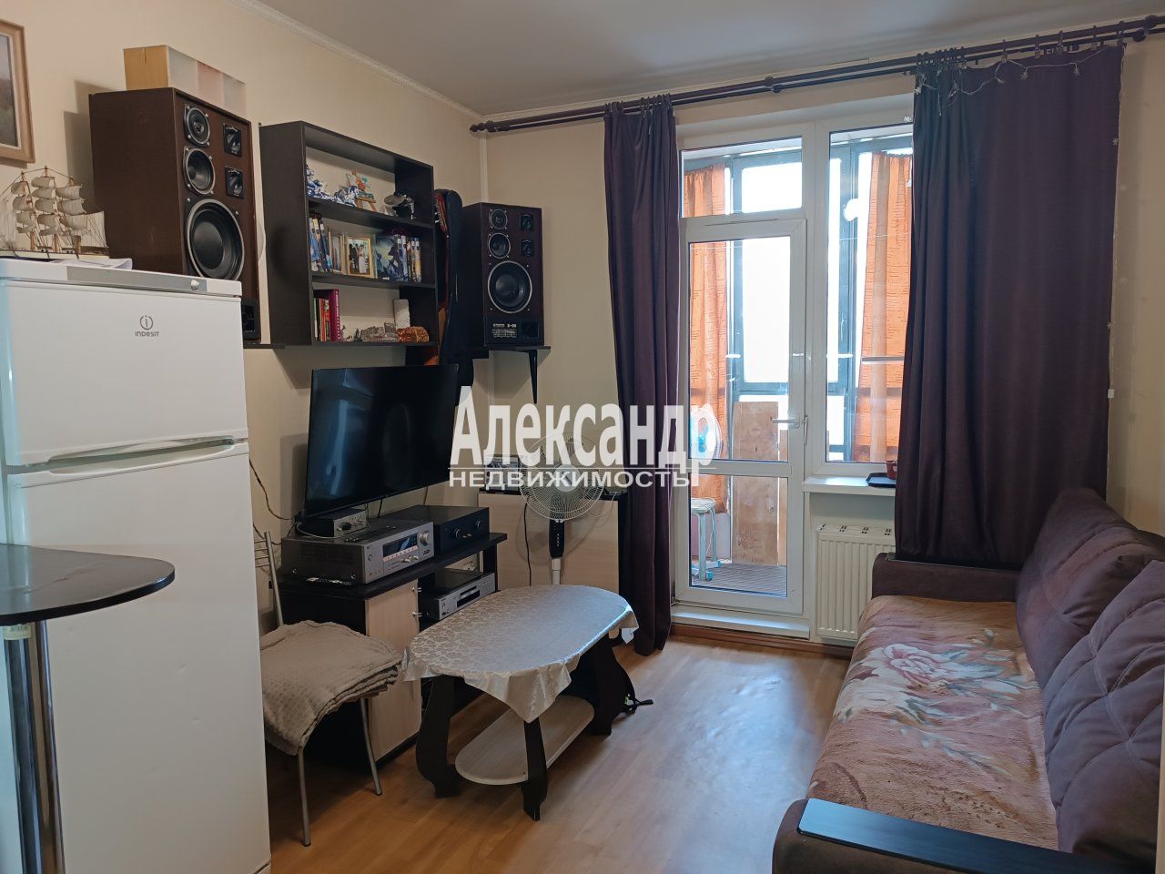 Студия площадью 21 м2