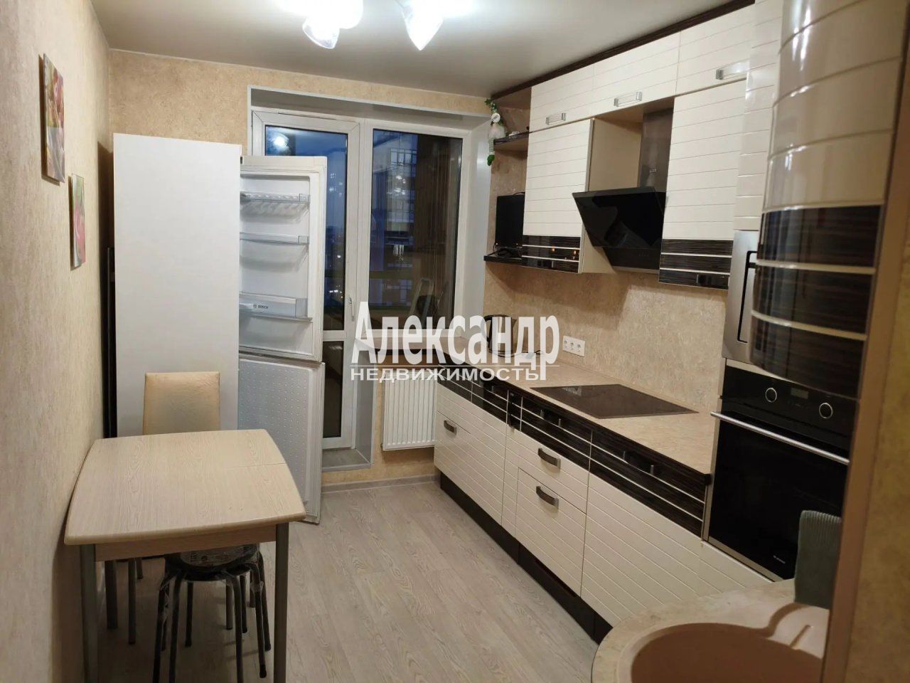 1-комнатная квартира (34м2) в аренду по адресу Ленинградская область, Всеволожский район, Заневское городское поселение, Кудрово, Европейский проспект, 14к2— фото 11 из 22