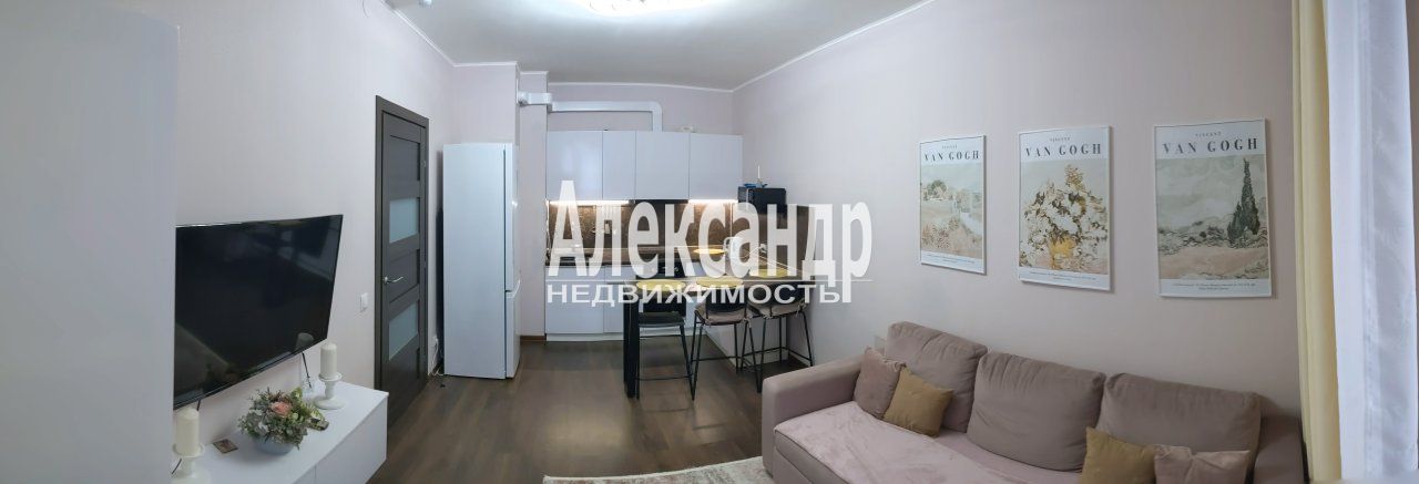 1-комнатная квартира (36м2) на продажу по адресу Санкт-Петербург, Торфяная дорога, 15к3— фото 9 из 25