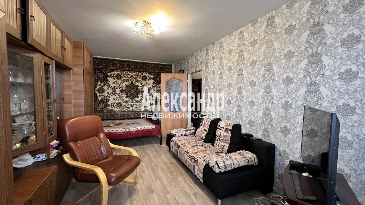 1-комнатная квартира площадью 41 м2