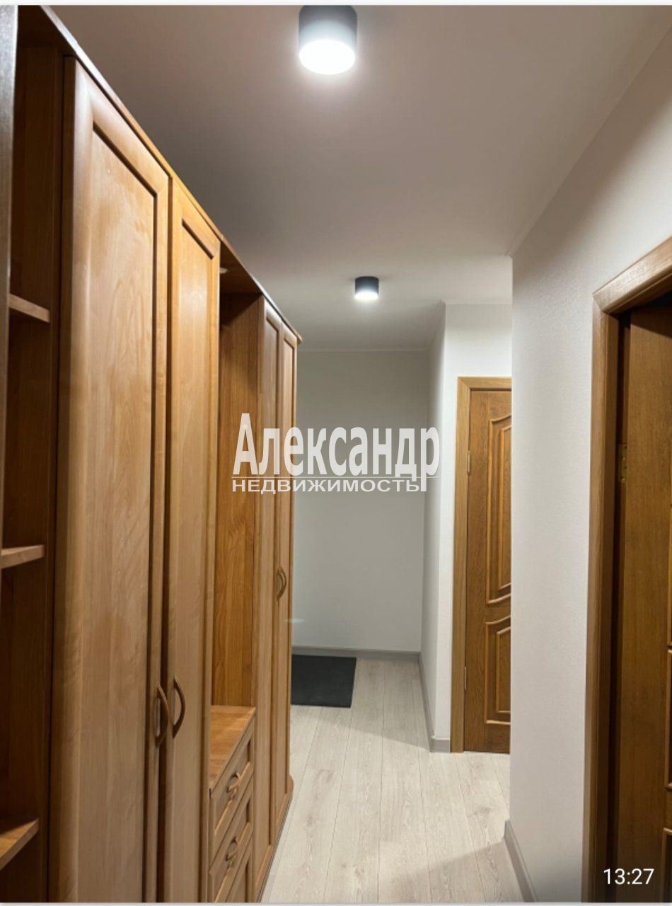 2-комнатная квартира (51м2) в аренду по адресу Санкт-Петербург, улица Верности, 36— фото 15 из 18