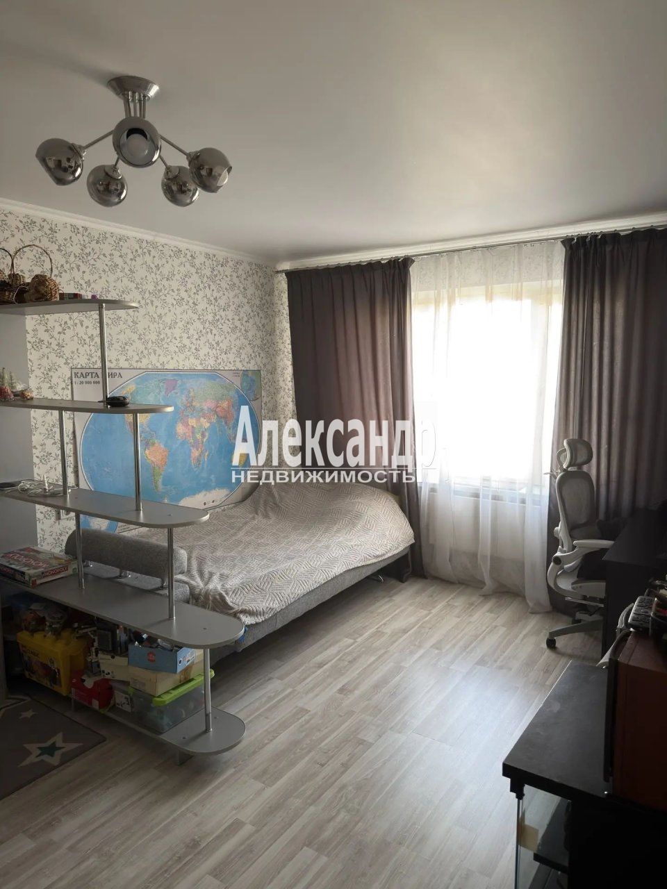 2-комнатная квартира (62м2) на продажу по адресу Санкт-Петербург, Комендантский проспект, 16к1, подъезд 1— фото 5 из 17
