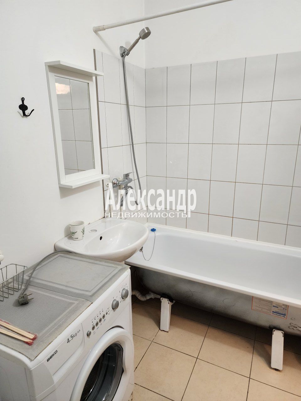 1-комнатная квартира площадью 34 м2