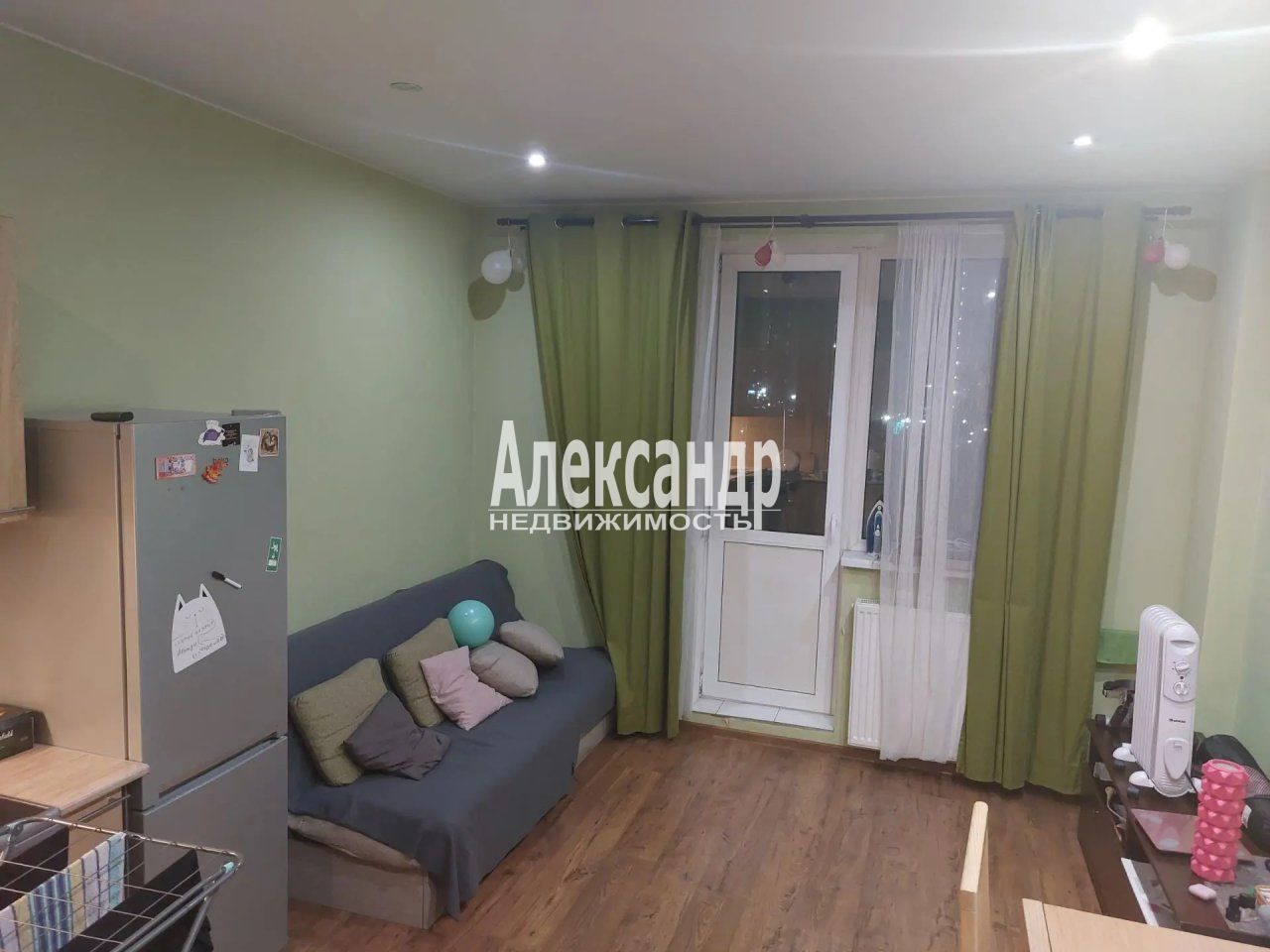 2-комнатная квартира (41м2) на продажу по адресу Ленинградская область, Всеволожский район, Мурино, бульвар Менделеева, 3, подъезд 2— фото 3 из 13