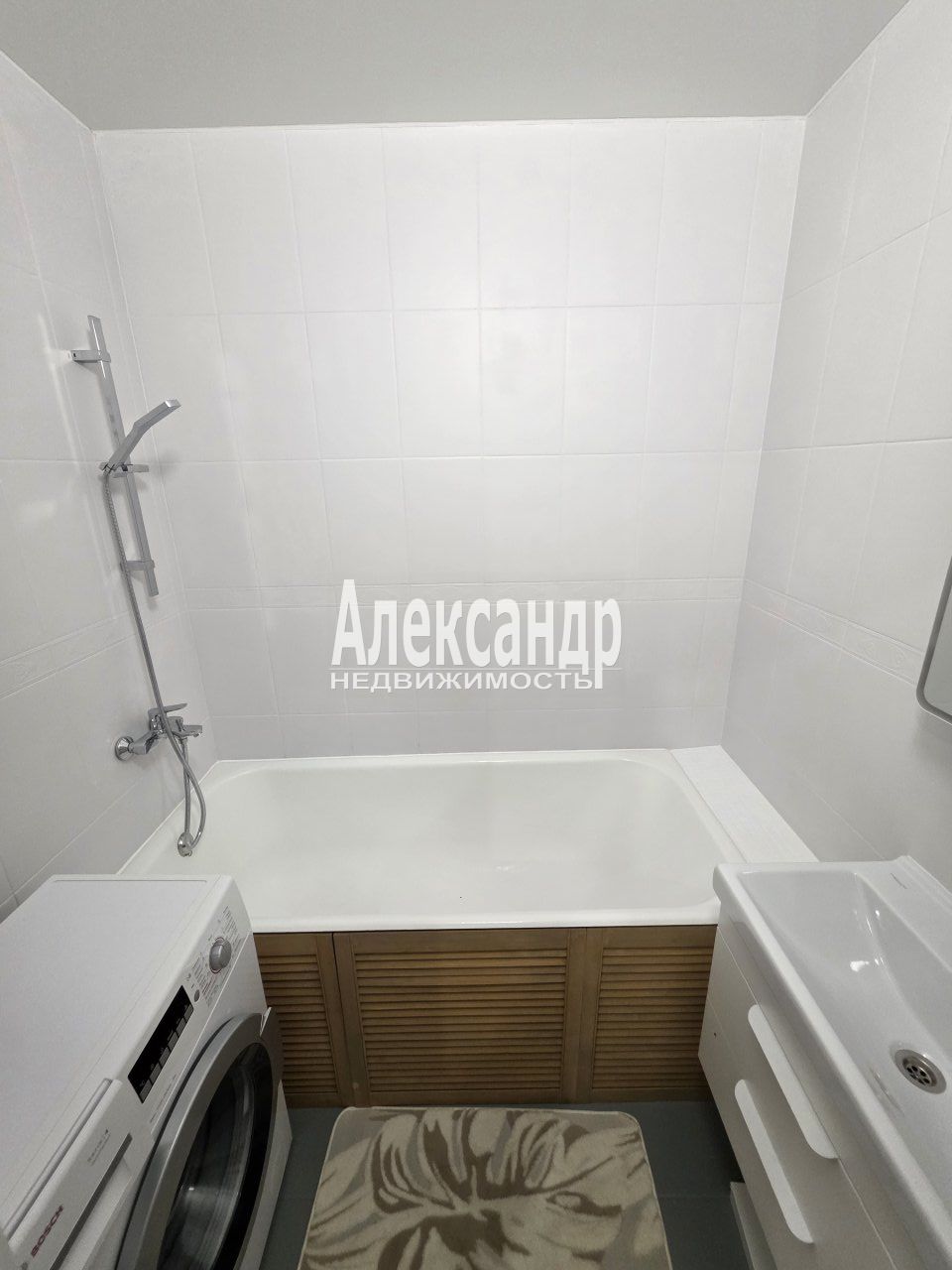 1-комнатная квартира (40м2) в аренду по адресу Ленинградская область, Всеволожский район, Мурино, улица Шоссе в Лаврики, 59к1— фото 16 из 25