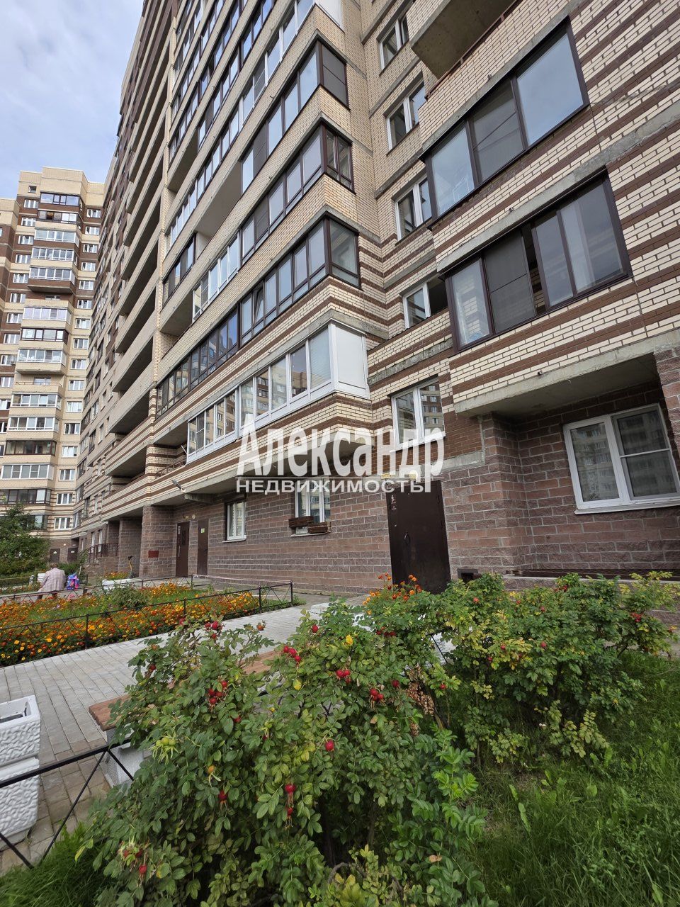 1-комнатная квартира (40м2) в аренду по адресу Ленинградская область, Всеволожский район, Мурино, улица Шоссе в Лаврики, 59к1— фото 23 из 25