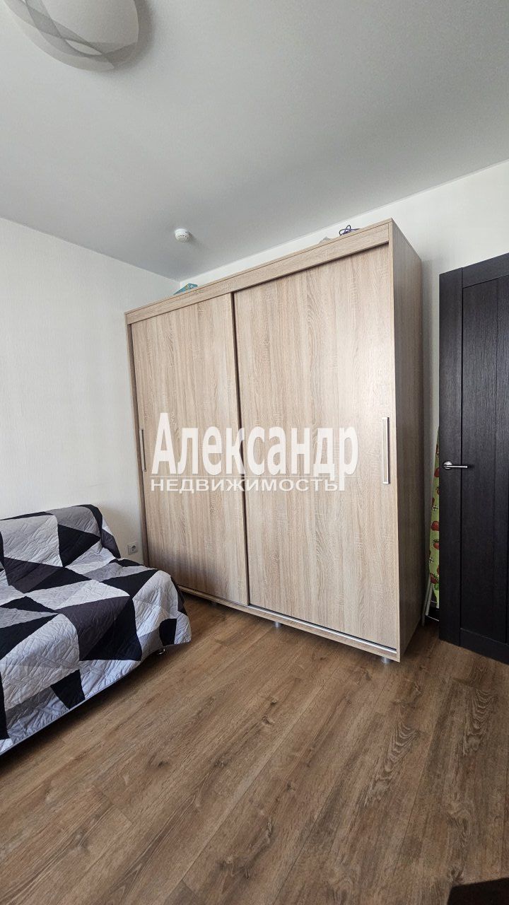 1-комнатная квартира (30м2) в аренду по адресу Ленинградская область, Всеволожский район, Мурино, Ручьёвский проспект, 2— фото 7 из 23