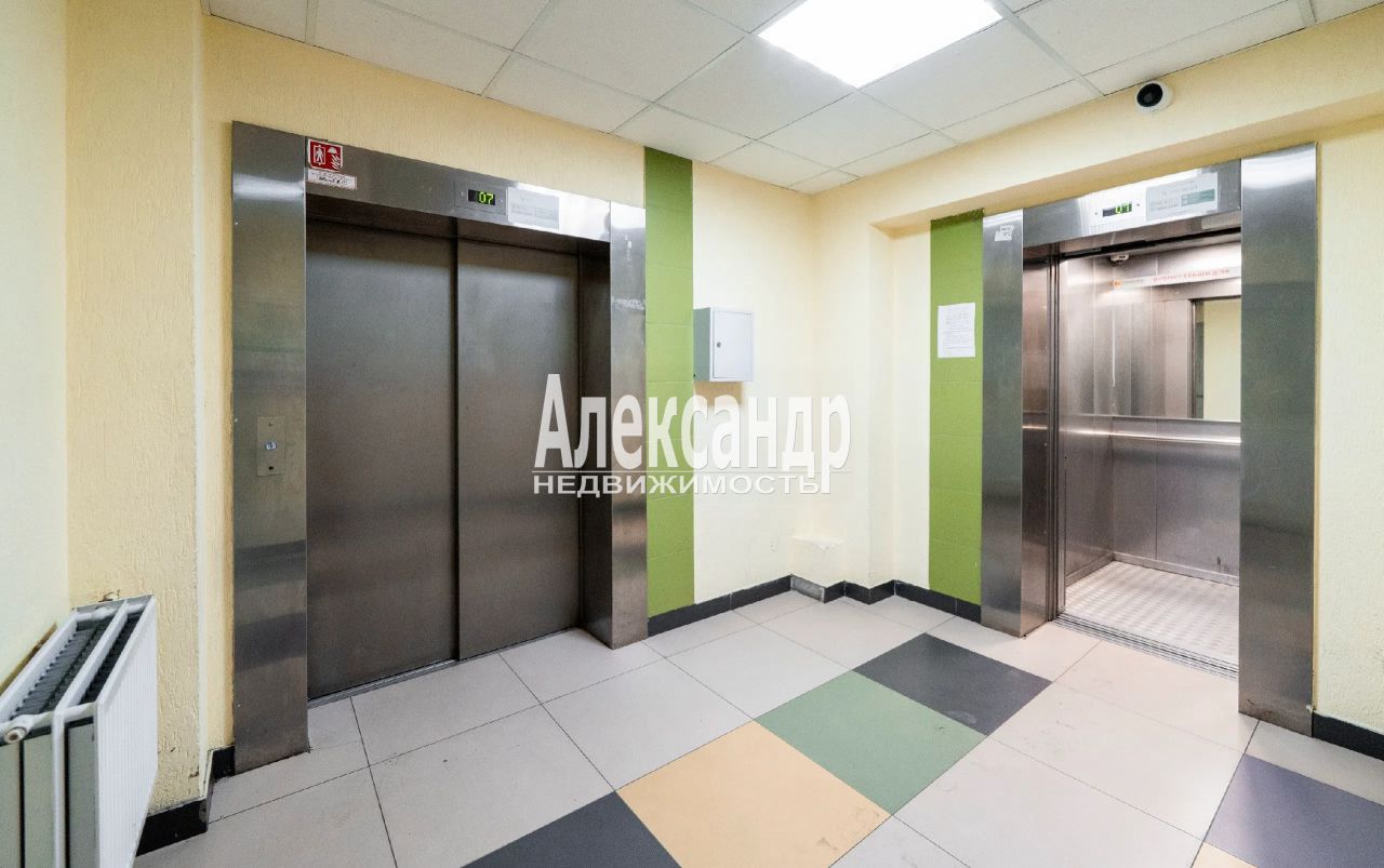 1-комнатная квартира (31м2) на продажу по адресу Ленинградская область, Всеволожский район, Мурино, Петровский бульвар, 14к1, подъезд 3— фото 18 из 22