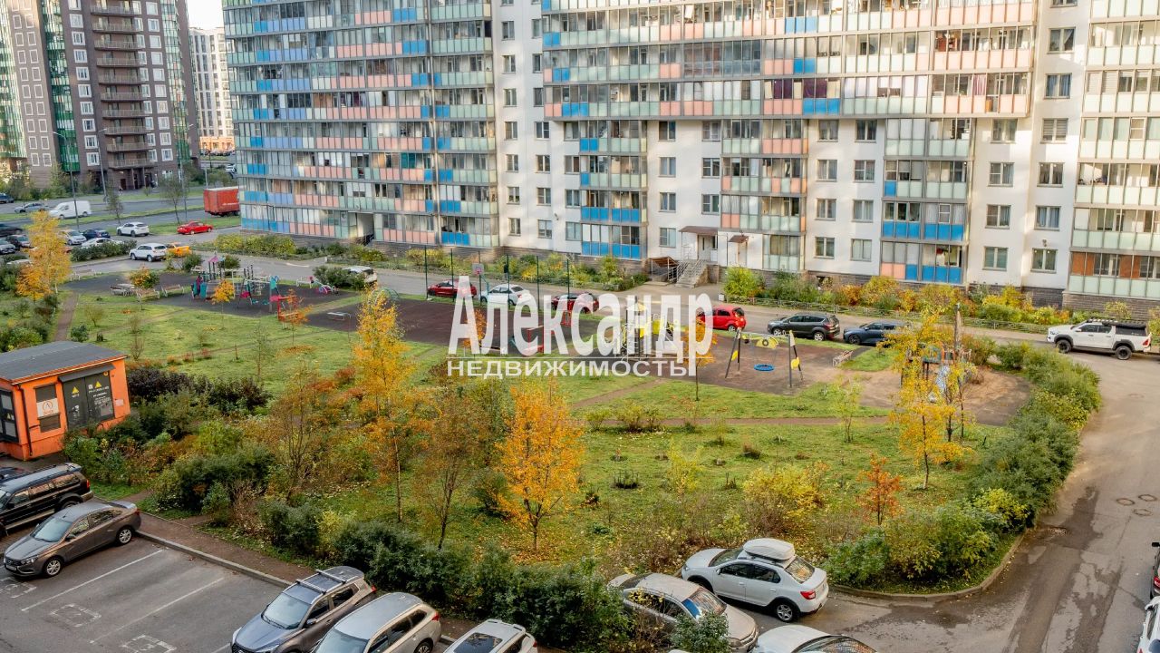 1-комнатная квартира (31м2) на продажу по адресу Ленинградская область, Всеволожский район, Мурино, Петровский бульвар, 14к1, подъезд 3— фото 16 из 22