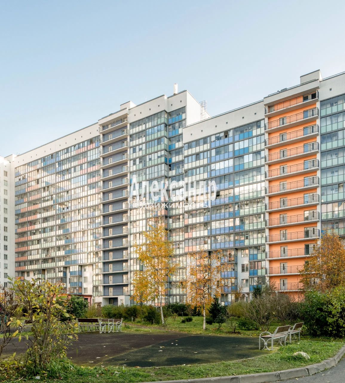 1-комнатная квартира (31м2) на продажу по адресу Ленинградская область, Всеволожский район, Мурино, Петровский бульвар, 14к1, подъезд 3— фото 21 из 22