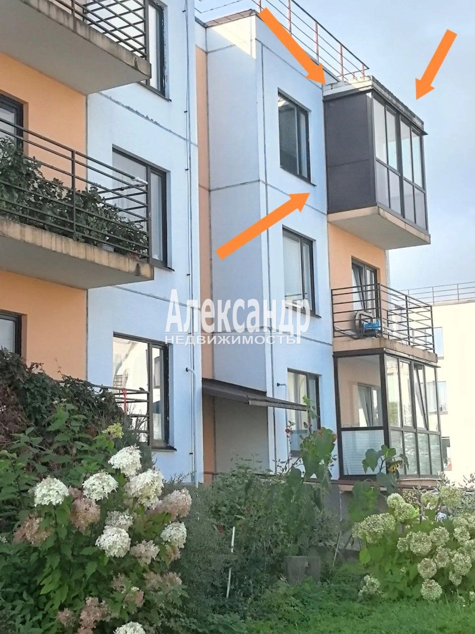 1-комнатная квартира (43м2) на продажу по адресу Ленинградская область, Всеволожский район, Агалатовское сельское поселение, деревня Вартемяги, улица Ветеранов, 15— фото 21 из 22