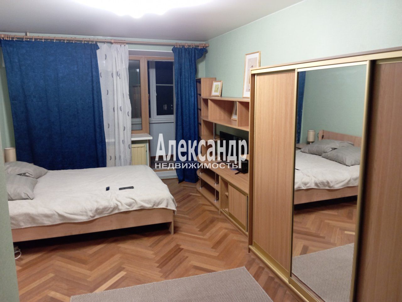 1-комнатная квартира (37м2) в аренду по адресу Санкт-Петербург, проспект Просвещения, 64к2— фото 4 из 24