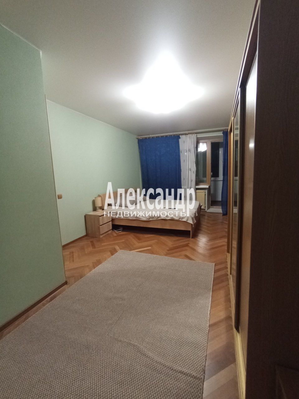 1-комнатная квартира (37м2) в аренду по адресу Санкт-Петербург, проспект Просвещения, 64к2— фото 3 из 24