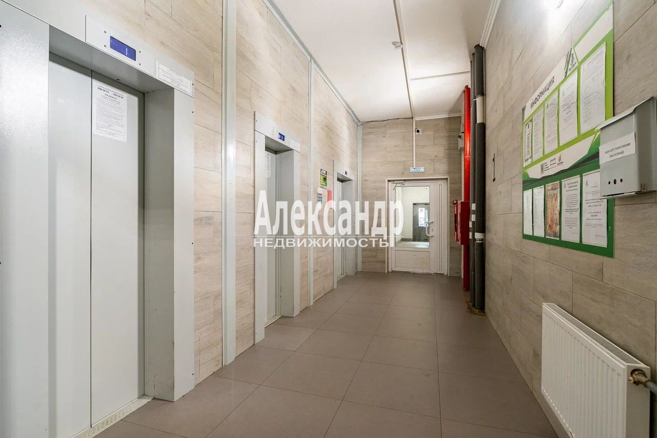 2-комнатная квартира (59м2) на продажу по адресу Санкт-Петербург, посёлок Парголово, Тихоокеанская улица, 1к2— фото 14 из 18