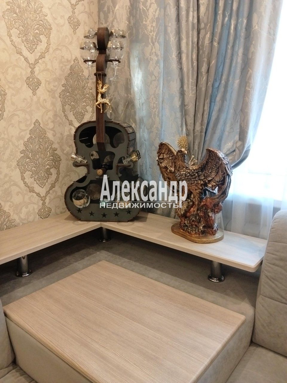 2-комнатная квартира площадью 44 м2