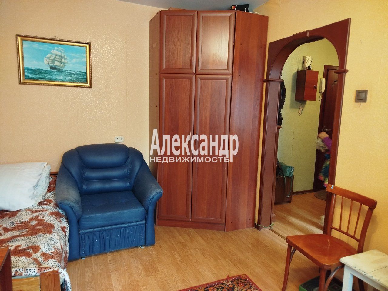 1-комнатная квартира (29м2) в аренду по адресу Санкт-Петербург, улица Шотмана, 4— фото 5 из 16