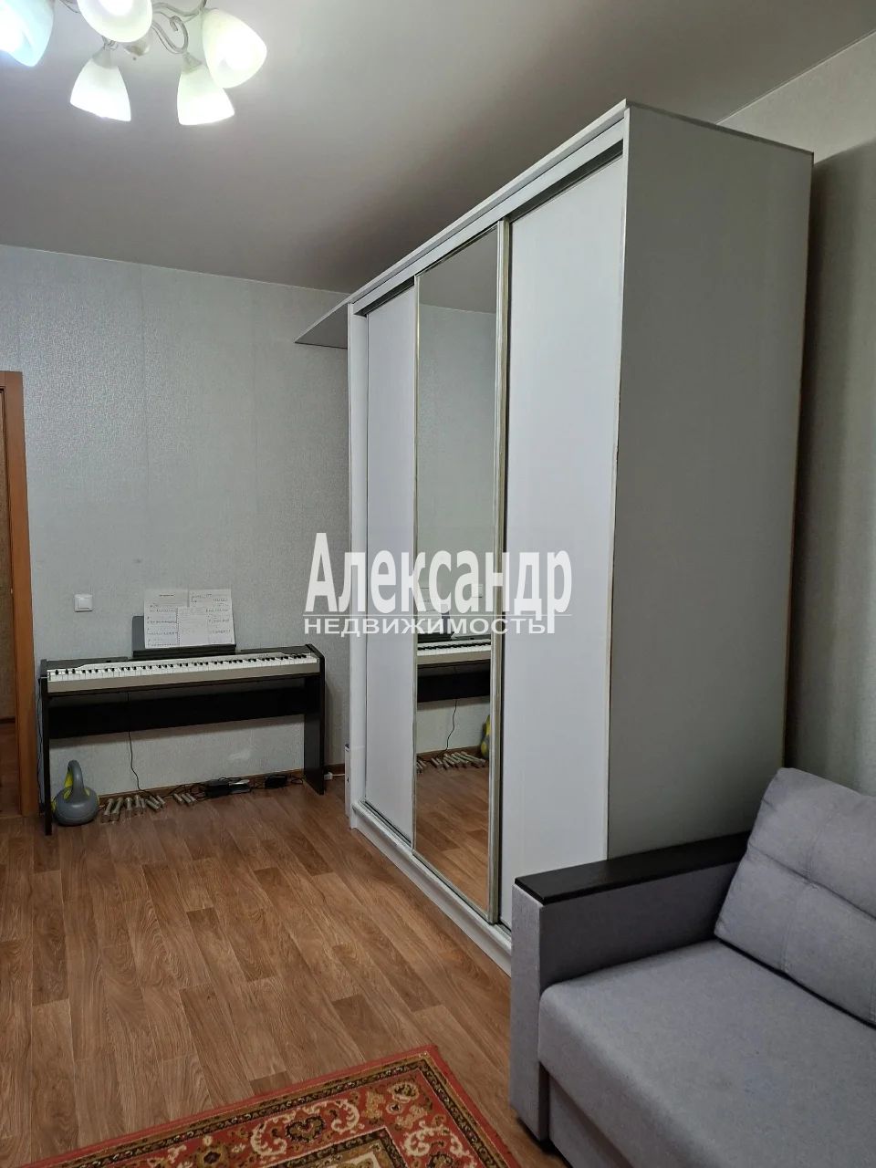 2-комнатная квартира (59м2) на продажу по адресу Ленинградская область, Всеволожск, микрорайон Южный, улица Малиновского, 12/2, подъезд 1— фото 18 из 35