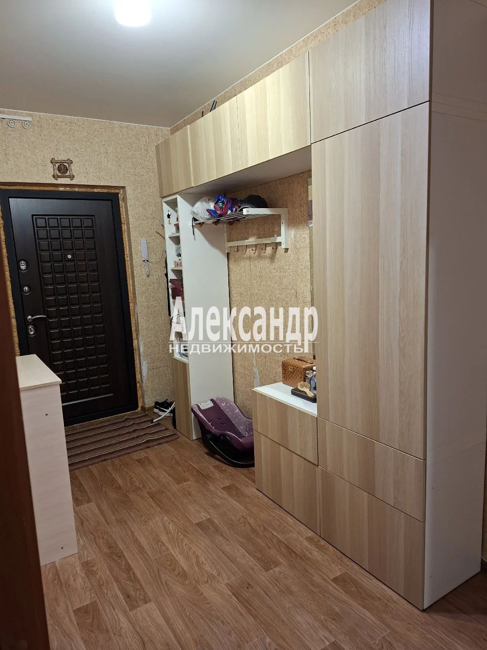 2-комнатная квартира (59м2) на продажу по адресу Ленинградская область, Всеволожск, микрорайон Южный, улица Малиновского, 12/2, подъезд 1— фото 24 из 35