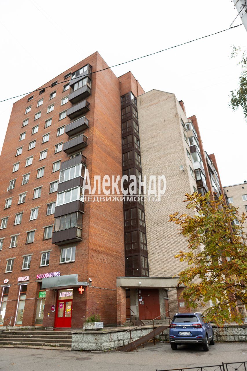 2-комнатная квартира (48м2) на продажу по адресу Санкт-Петербург, проспект Тореза, 38— фото 29 из 30