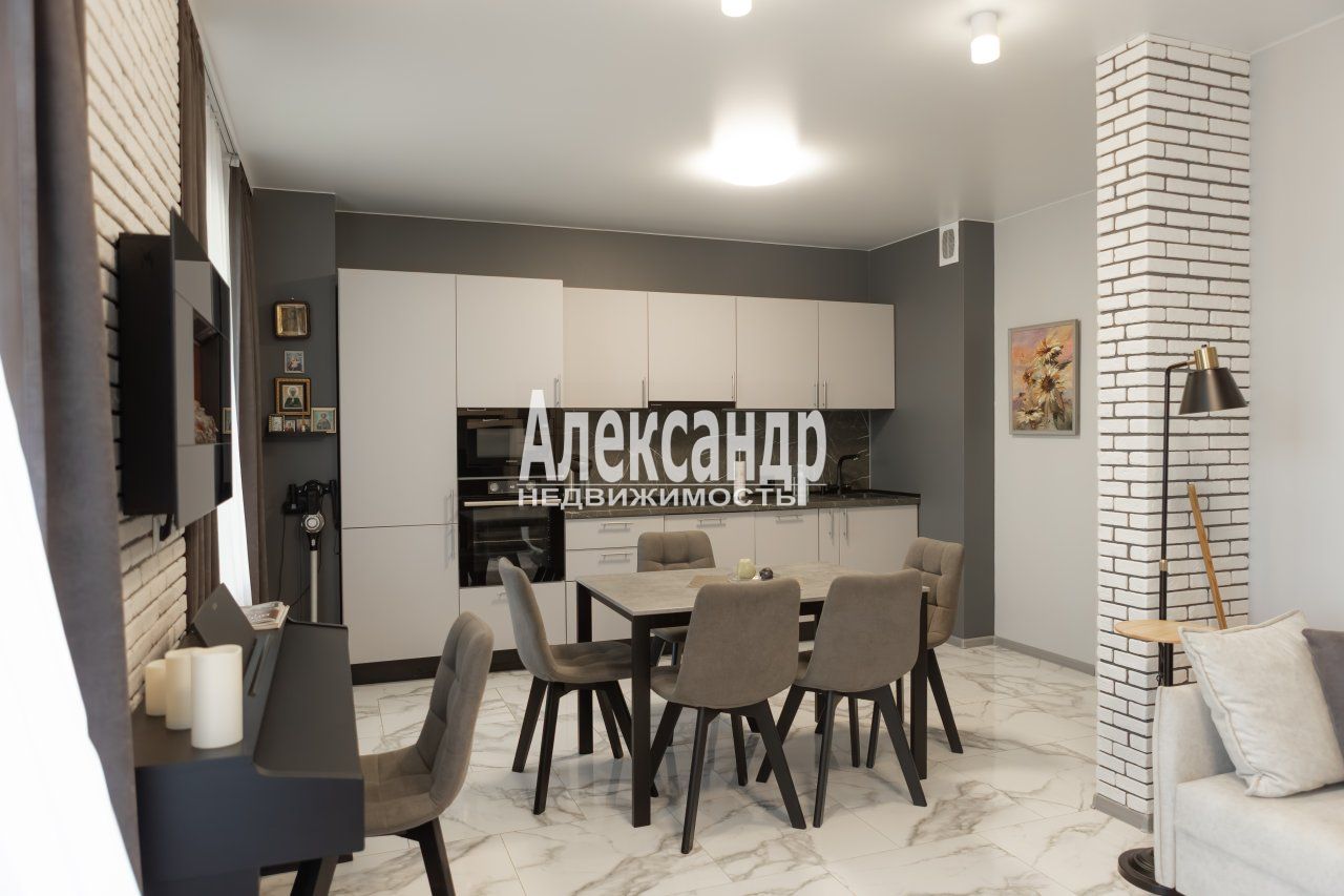 2-комнатная квартира (53м2) на продажу по адресу Ленинградская область, Всеволожский район, Сертолово, Верная улица, 3к1— фото 2 из 25