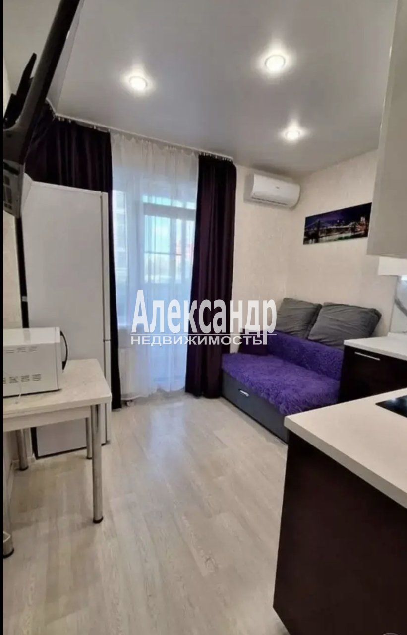 1-комнатная квартира (32м2) на продажу по адресу Санкт-Петербург, Октябрьская набережная, 44, подъезд 1— фото 13 из 16