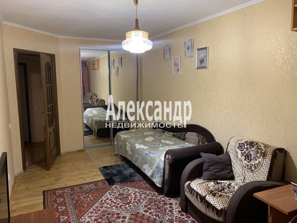 1-комнатная квартира (35м2) в аренду по адресу Ленинградская область, Всеволожский район, Мурино, улица Шоссе в Лаврики, 55— фото 2 из 10