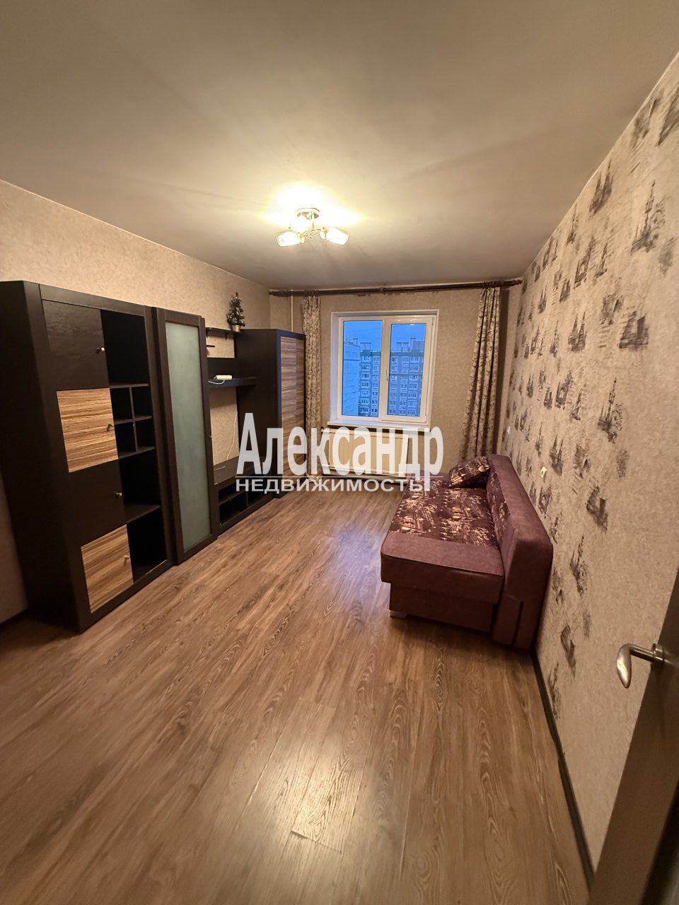 1-комнатная квартира площадью 34 м2