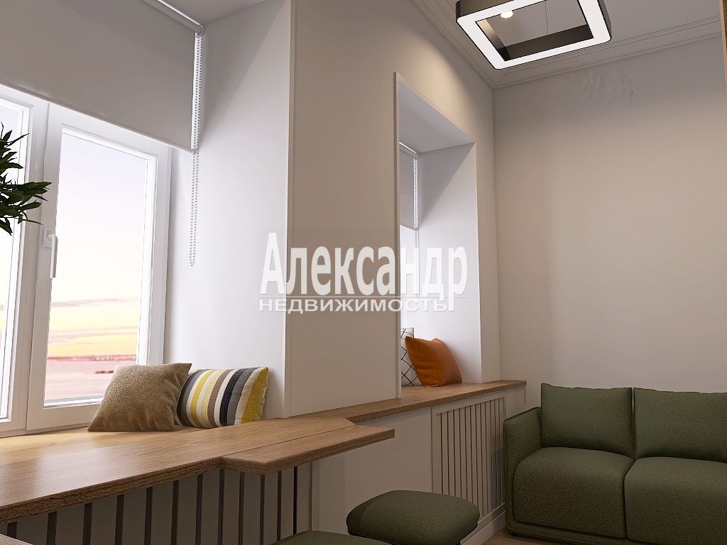 Студия площадью 21 м2