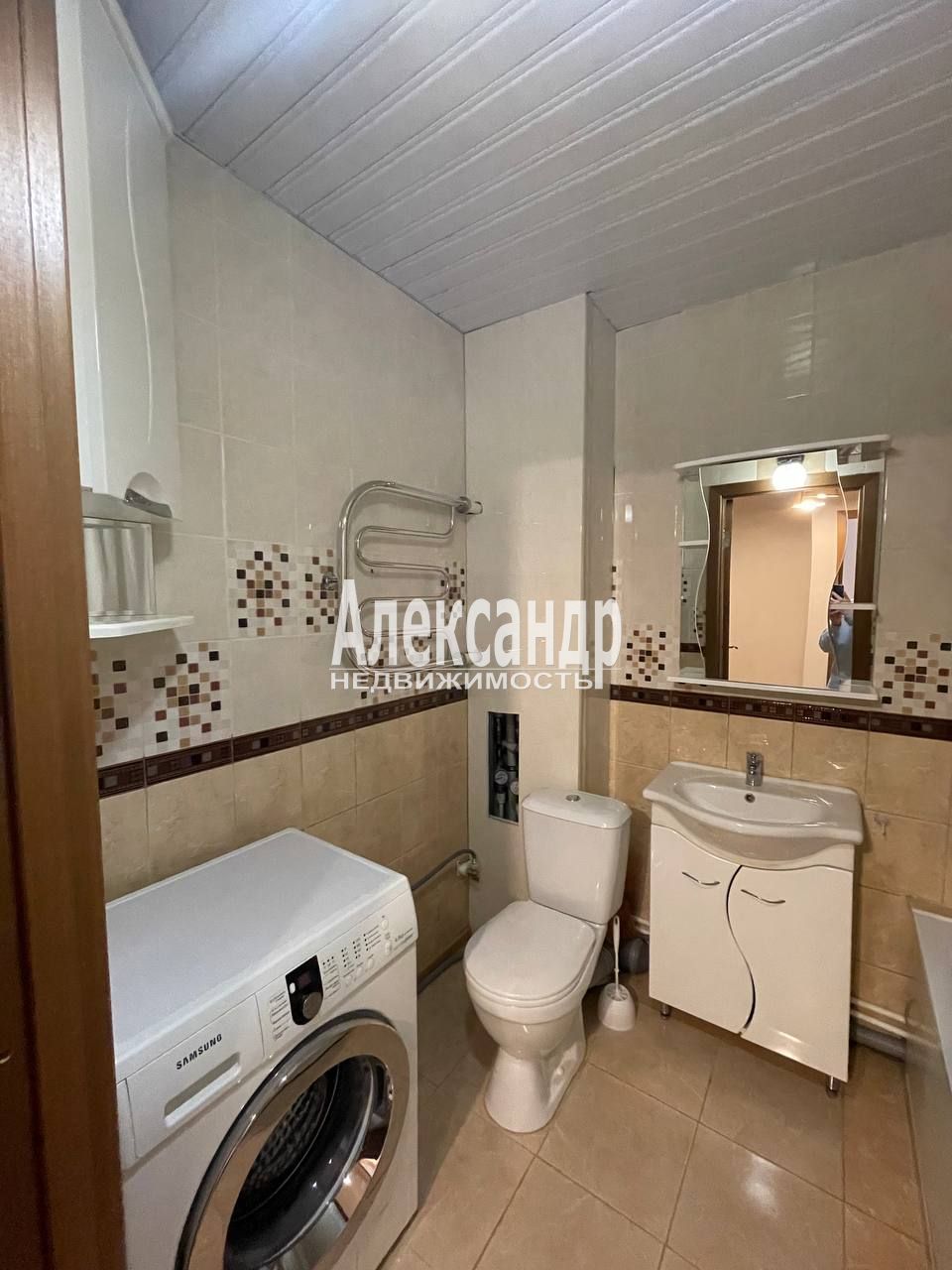 1-комнатная квартира (34м2) на продажу по адресу Ленинградская область, Всеволожский район, Мурино, Новая улица, 7— фото 14 из 16
