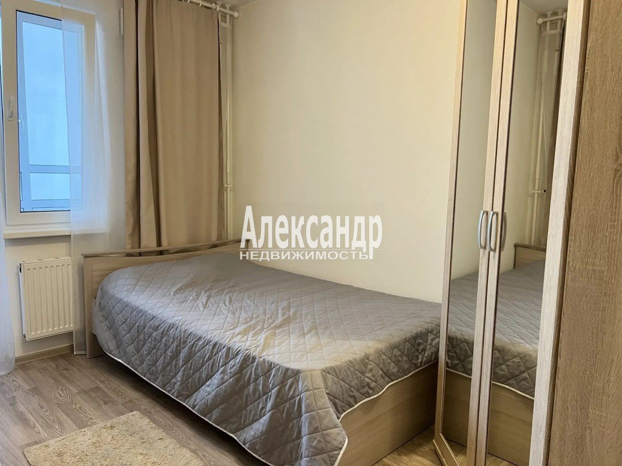 1-комнатная квартира (30м2) в аренду по адресу Санкт-Петербург, Муринская дорога, 10к1— фото 13 из 29