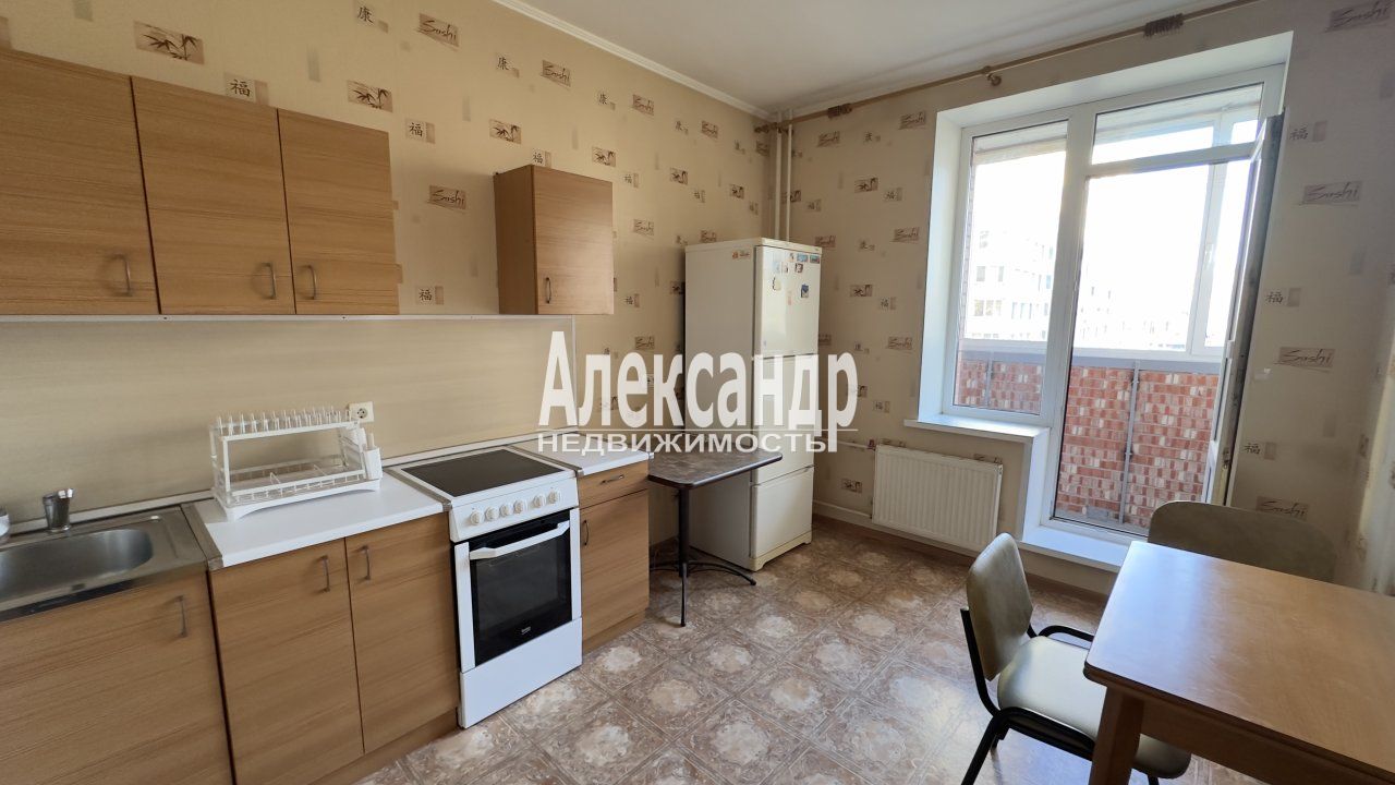 1-комнатная квартира (42м2) в аренду по адресу Санкт-Петербург, улица Ворошилова, 29к1— фото 5 из 15