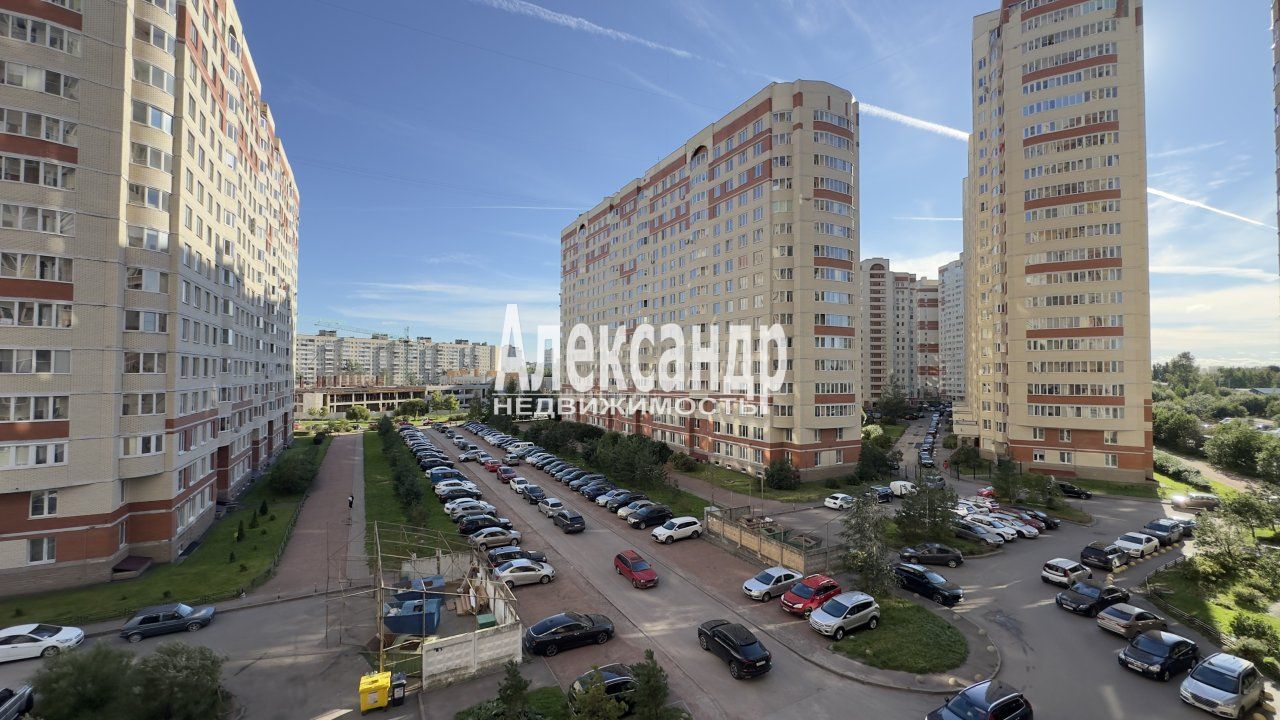 1-комнатная квартира (42м2) в аренду по адресу Санкт-Петербург, улица Ворошилова, 29к1— фото 13 из 15
