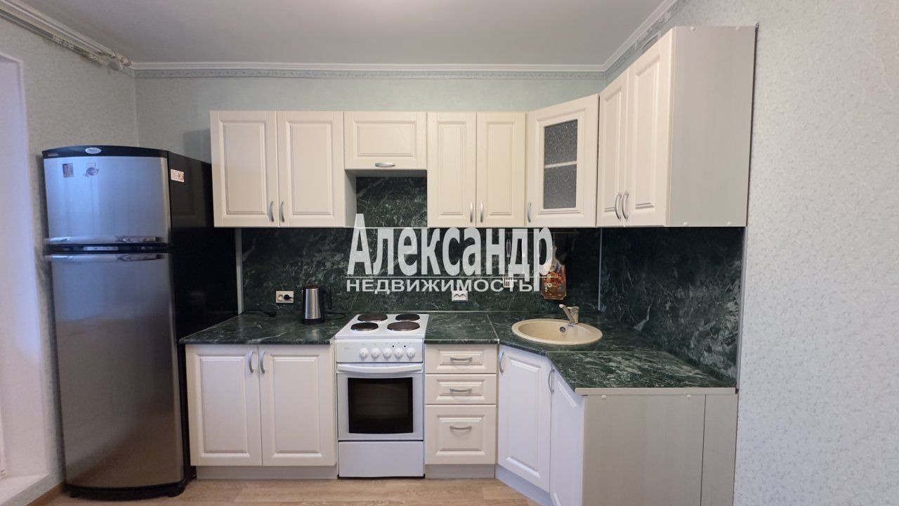 1-комнатная квартира (41м2) в аренду по адресу Ленинградская область, Всеволожский район, Мурино, проспект Авиаторов Балтики, 13— фото 3 из 16