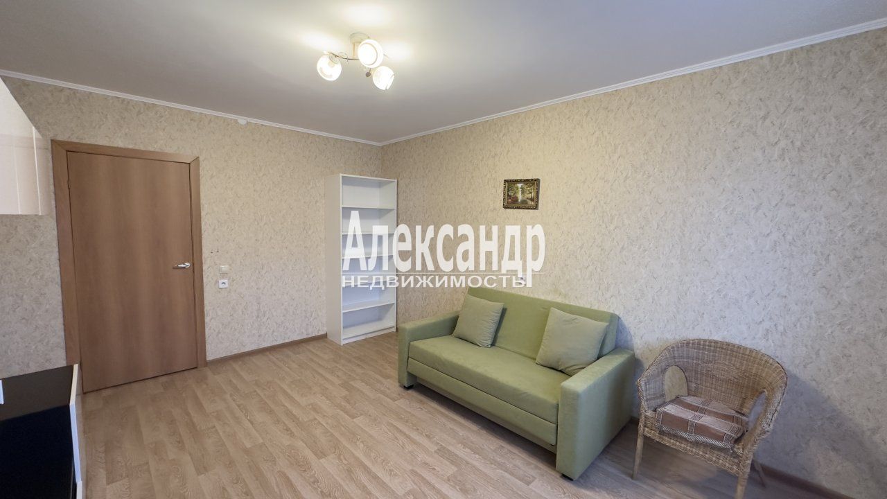 1-комнатная квартира (41м2) в аренду по адресу Ленинградская область, Всеволожский район, Мурино, проспект Авиаторов Балтики, 13— фото 8 из 16