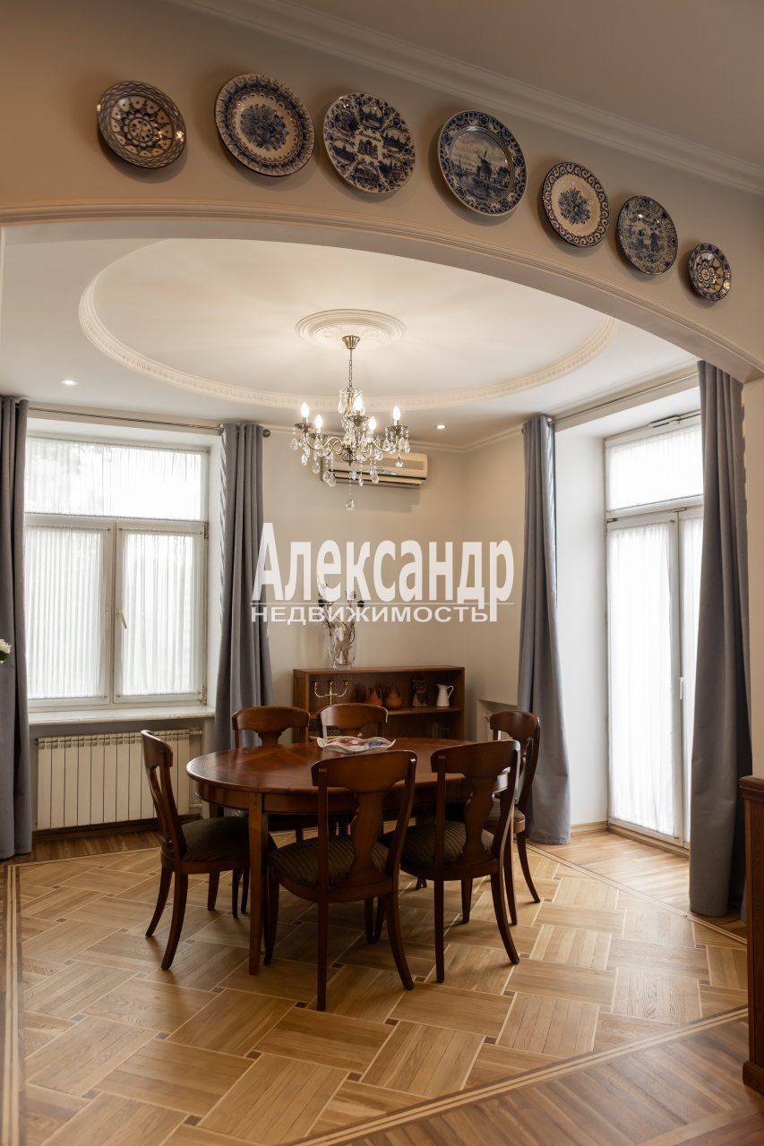 5-комнатная квартира (205м2) на продажу по адресу Санкт-Петербург, Большеохтинский проспект, 31, подъезд 5— фото 12 из 45