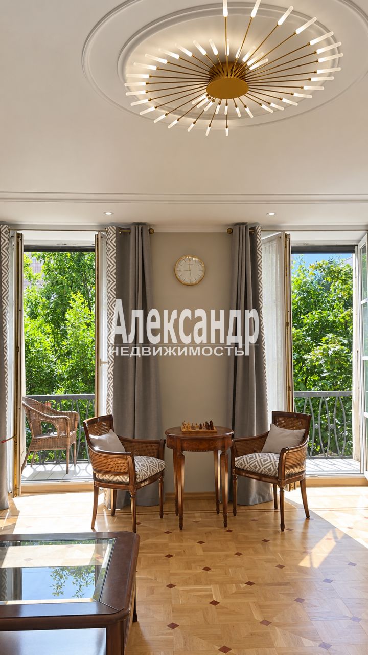 5-комнатная квартира (205м2) на продажу по адресу Санкт-Петербург, Большеохтинский проспект, 31, подъезд 5— фото 1 из 45