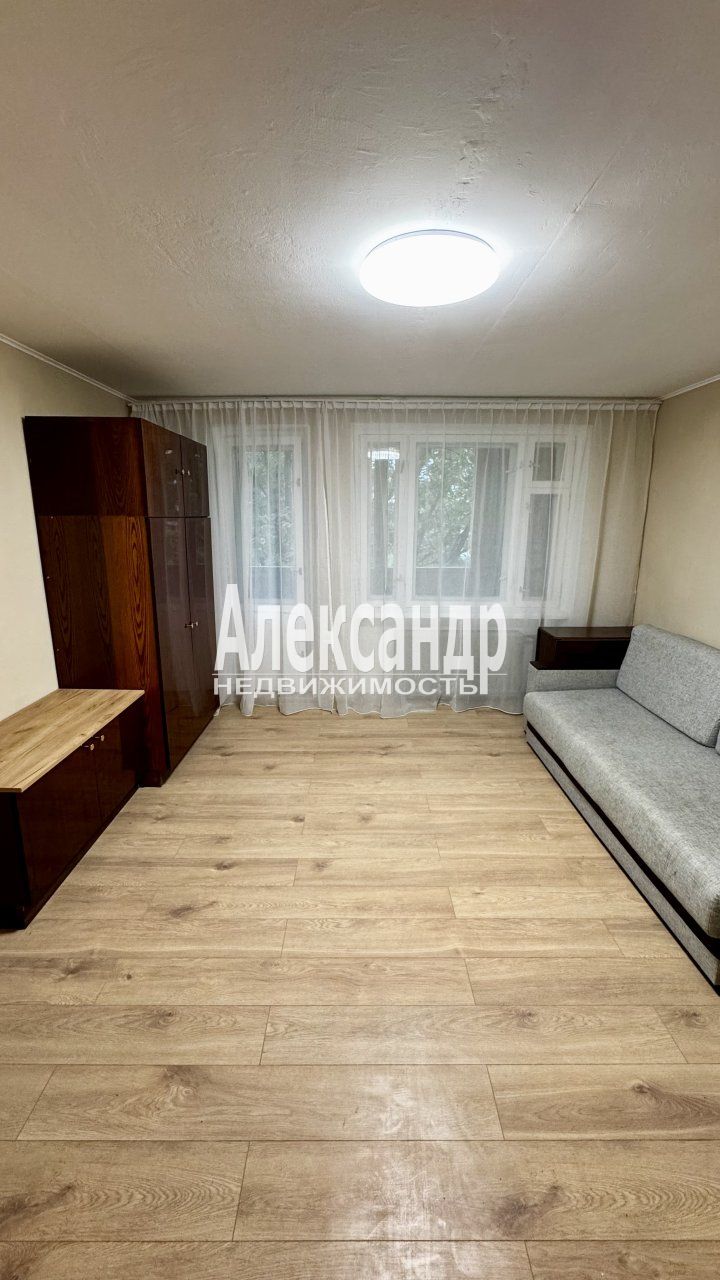 2-комнатная квартира (45м2) в аренду по адресу Санкт-Петербург, проспект Косыгина, 11к2— фото 1 из 22