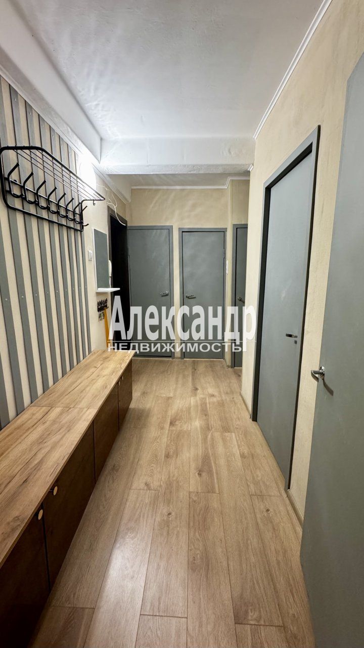 2-комнатная квартира (45м2) в аренду по адресу Санкт-Петербург, проспект Косыгина, 11к2— фото 8 из 22