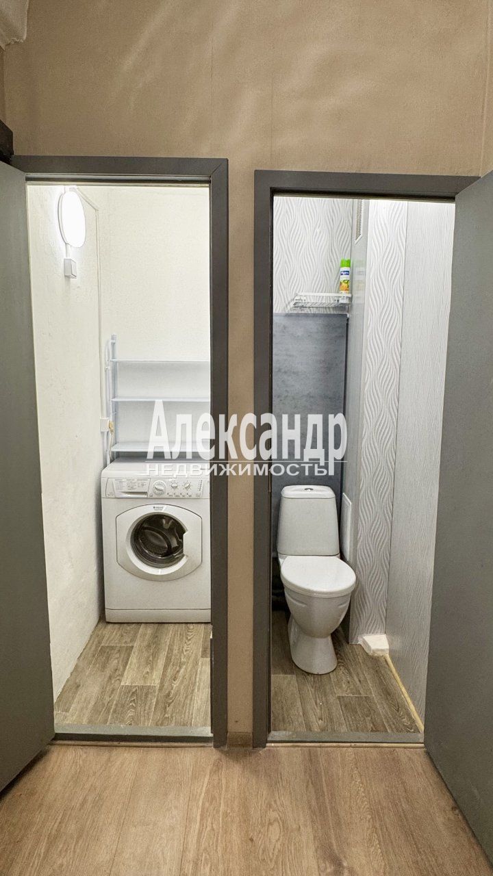 2-комнатная квартира (45м2) в аренду по адресу Санкт-Петербург, проспект Косыгина, 11к2— фото 16 из 22