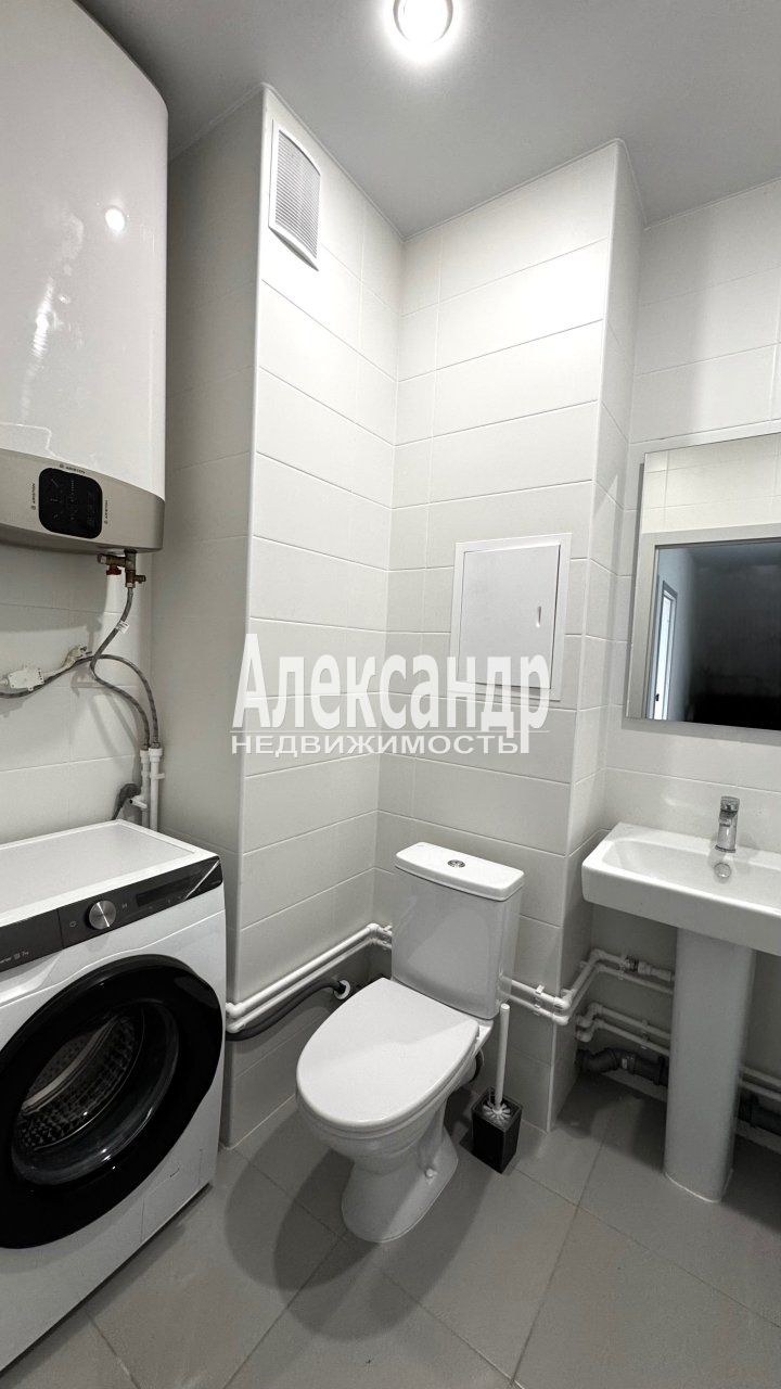 1-комнатная квартира (38м2) в аренду по адресу Ленинградская область, Всеволожский район, Сертолово, Центральная улица, 15— фото 16 из 28
