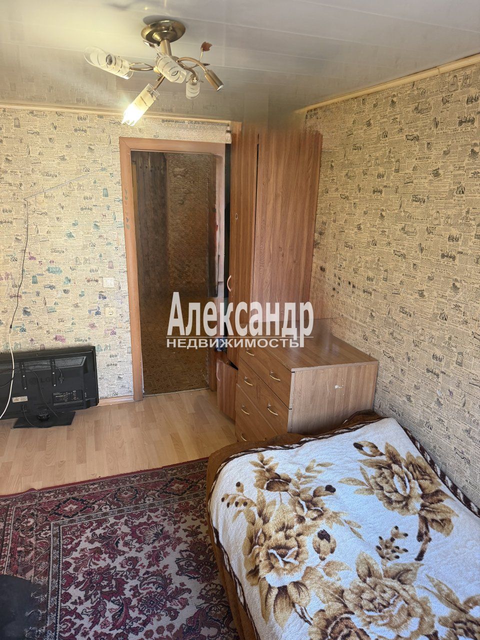 2-комнатная квартира площадью 40 м2