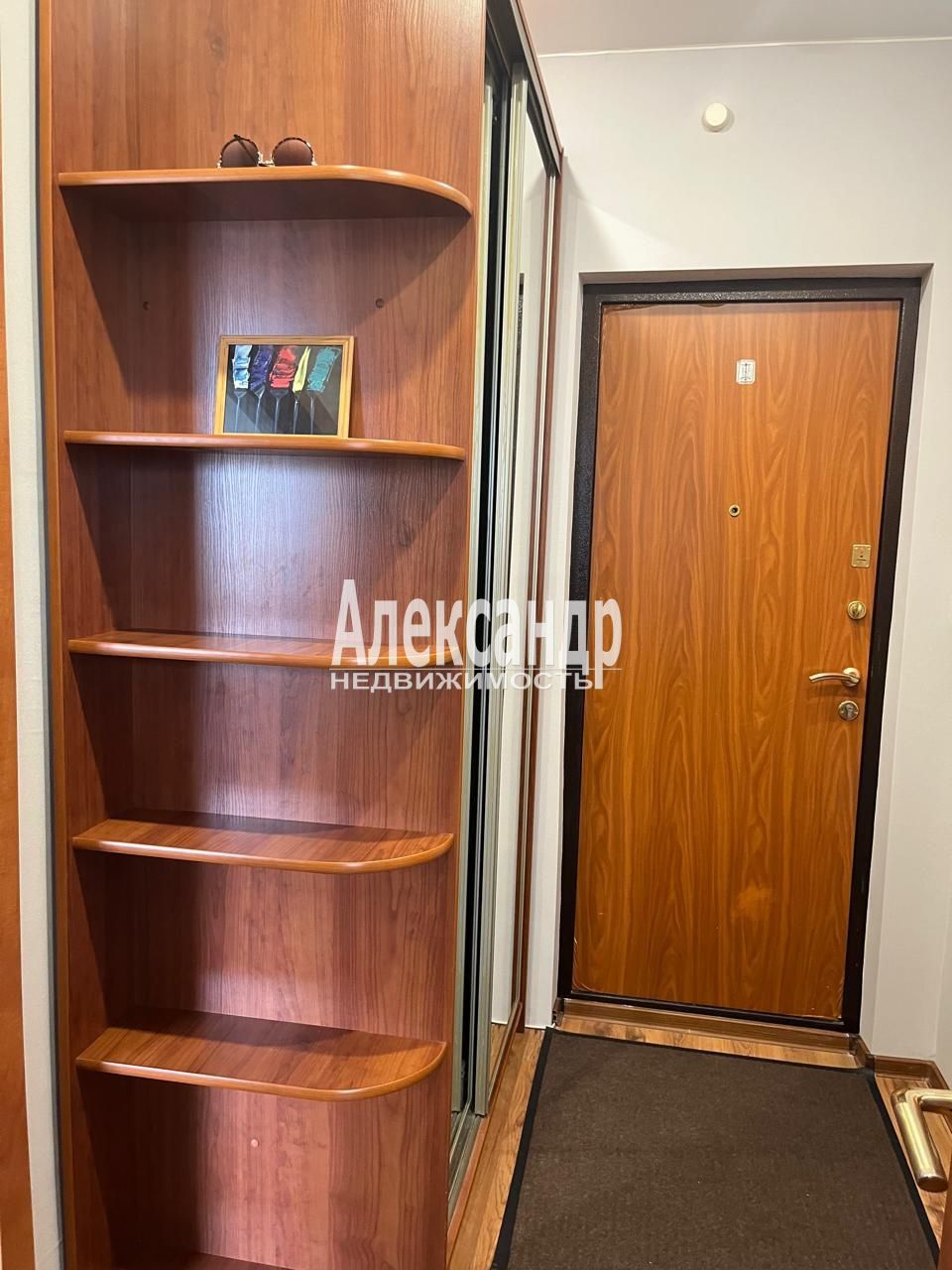 1-комнатная квартира (40м2) в аренду по адресу Санкт-Петербург, улица Александра Матросова, 20к2, подъезд 1— фото 15 из 18