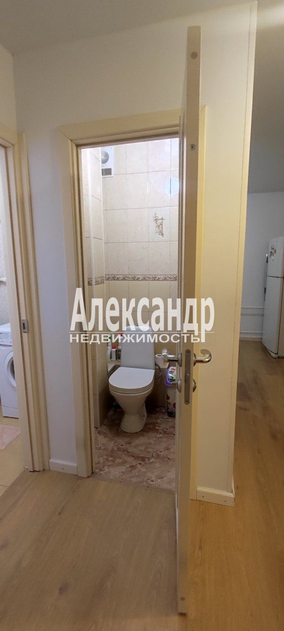 2-комнатная квартира (54м2) на продажу по адресу Ленинградская область, Всеволожский район, Мурино, улица Шувалова, 16/9, подъезд 6— фото 13 из 17