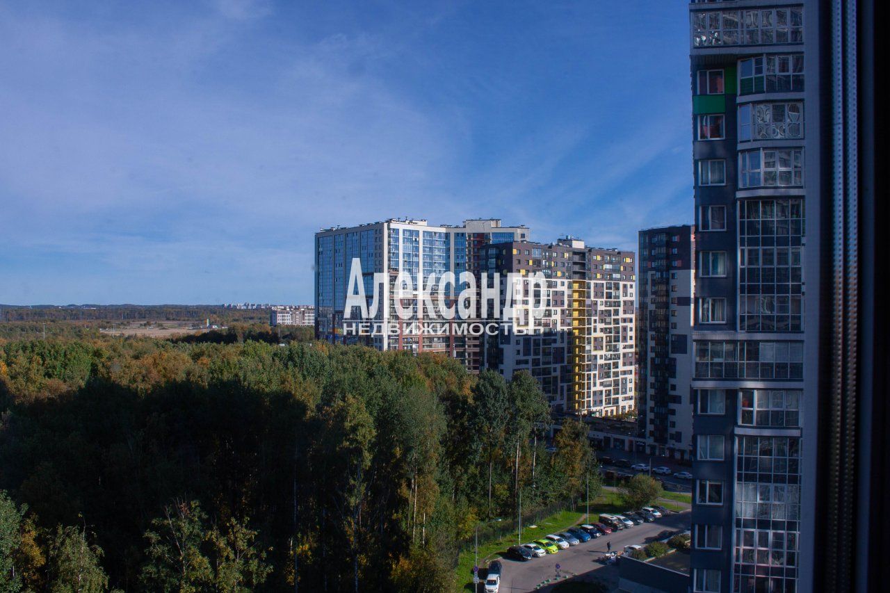 2-комнатная квартира (50м2) на продажу по адресу Ленинградская область, Всеволожский район, Заневское городское поселение, Кудрово, Европейский проспект, 21к1, подъезд 1— фото 12 из 20