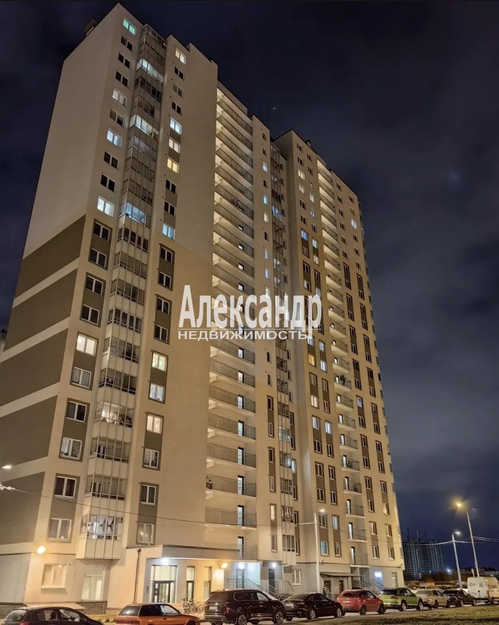 1-комнатная квартира (30м2) на продажу по адресу Санкт-Петербург, Чарушинская улица, 24к1— фото 9 из 10