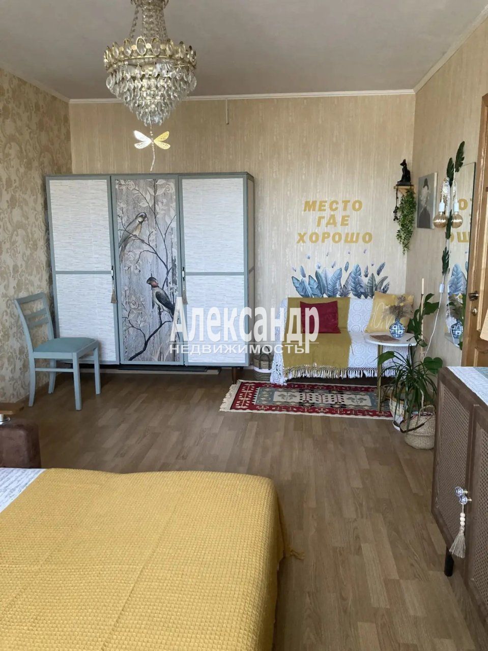 2-комнатная квартира (45м2) в аренду по адресу Санкт-Петербург, Искровский проспект, 20— фото 4 из 10