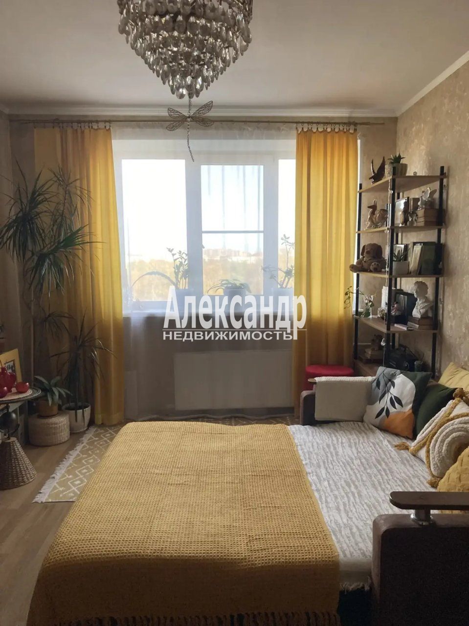 2-комнатная квартира (45м2) в аренду по адресу Санкт-Петербург, Искровский проспект, 20— фото 2 из 10